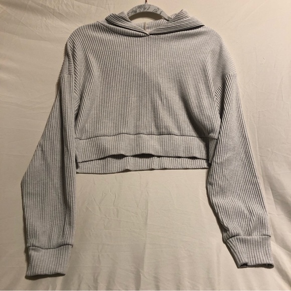 Alo Yoga Muse Hoodie Athletic Heather Grey XS - Picture 9 of 16